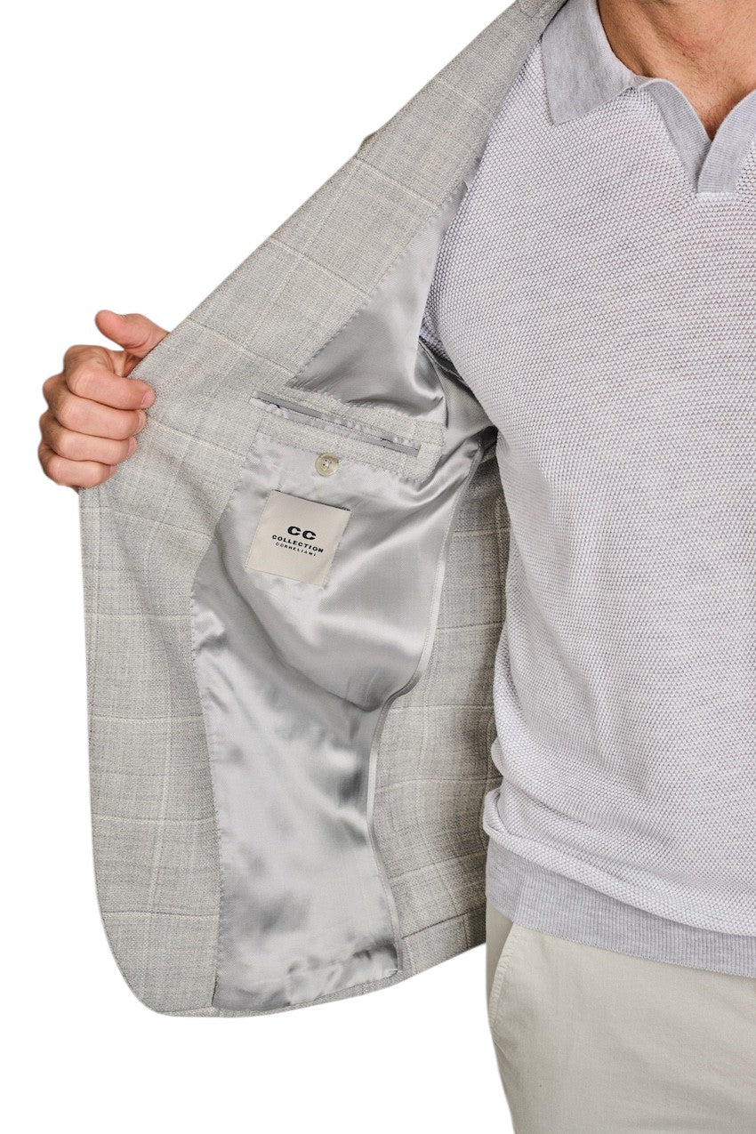 Cc Collection Corneliani vest heren grijs 27XZ23-2766503-013