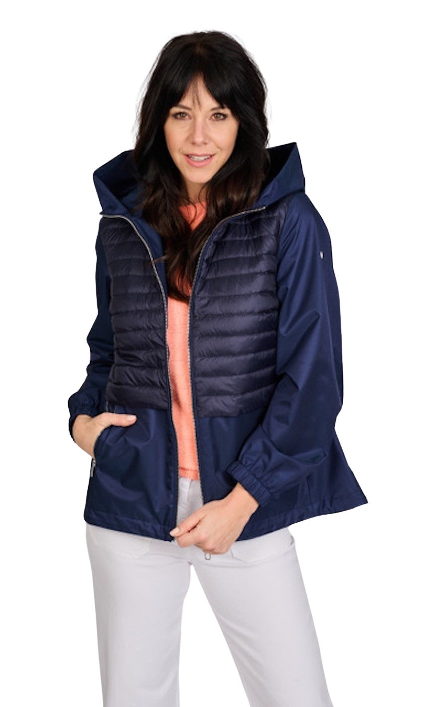 Duno Donna parka dames donker blauw Cerry Sorrento 800