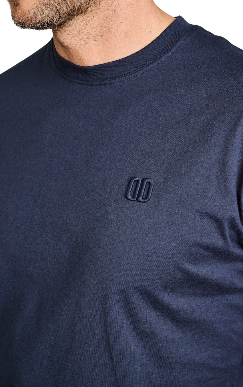 Duno Uomo t-shirt korte mouwen heren marine Rox-Cesano 861