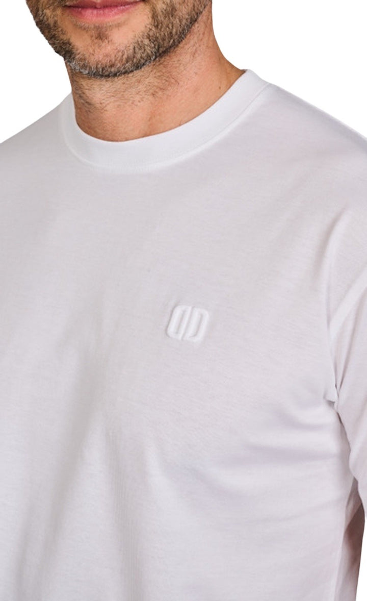 Duno Uomo t-shirt korte mouwen heren wit Rox-Cesano 002