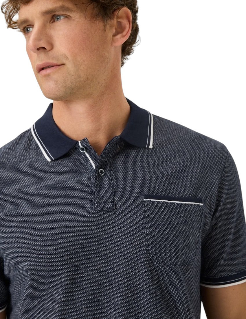 Brax Men polo shirt korte mouwen heren marine Patrick