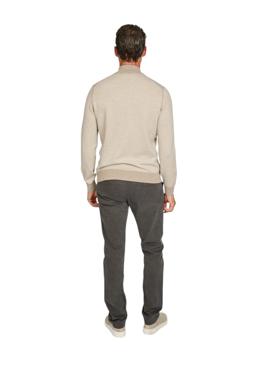 Gran Sasso Men gilet heren licht beige 57114 14241 018