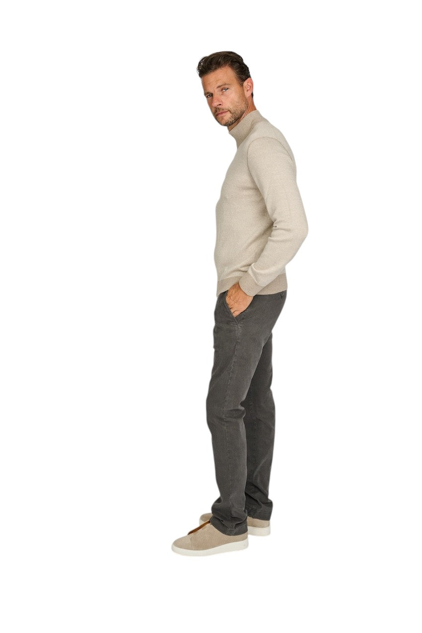 Gran Sasso Men gilet heren licht beige 57114 14241 018