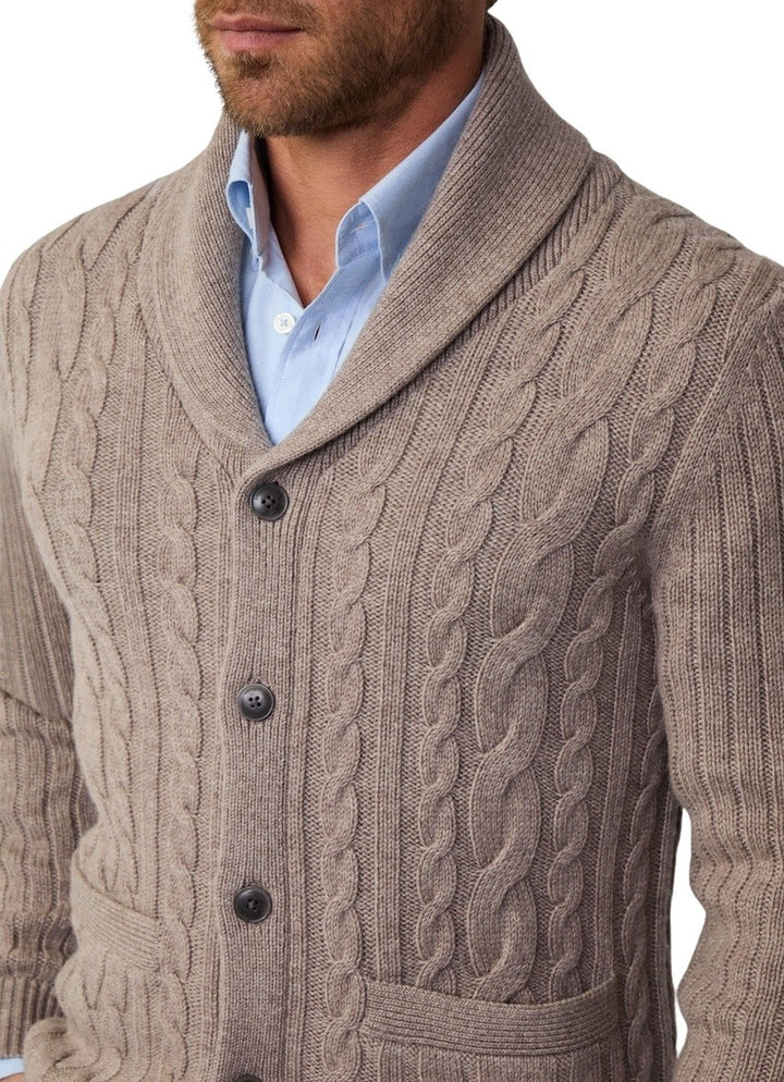 Hackett London gilet heren taupe