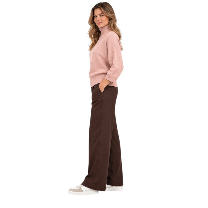 Hemisphere pull trui rolkraag dames roze 2624608-17 4405