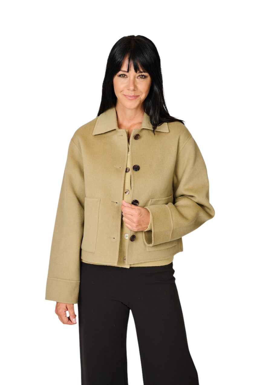 Hemisphere vest dames olijf 2623GITTA-5 6161