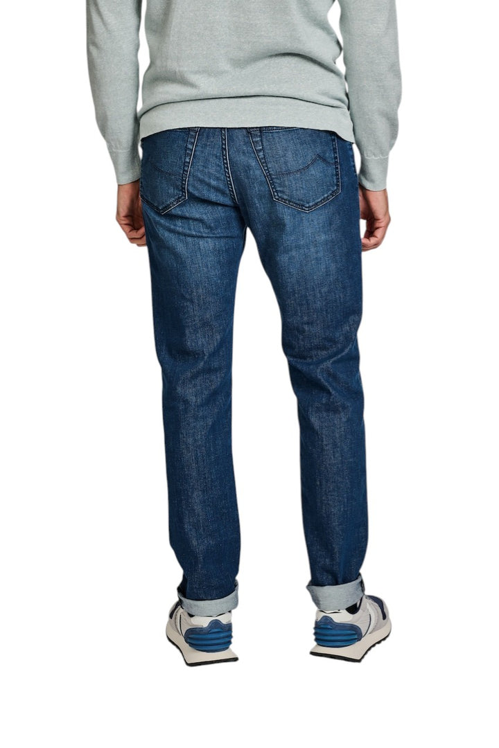 Jacob Cohen Men jeans heren donker blauw Bard - Vintage slim fit JUM_QE004056S4255V1 100D