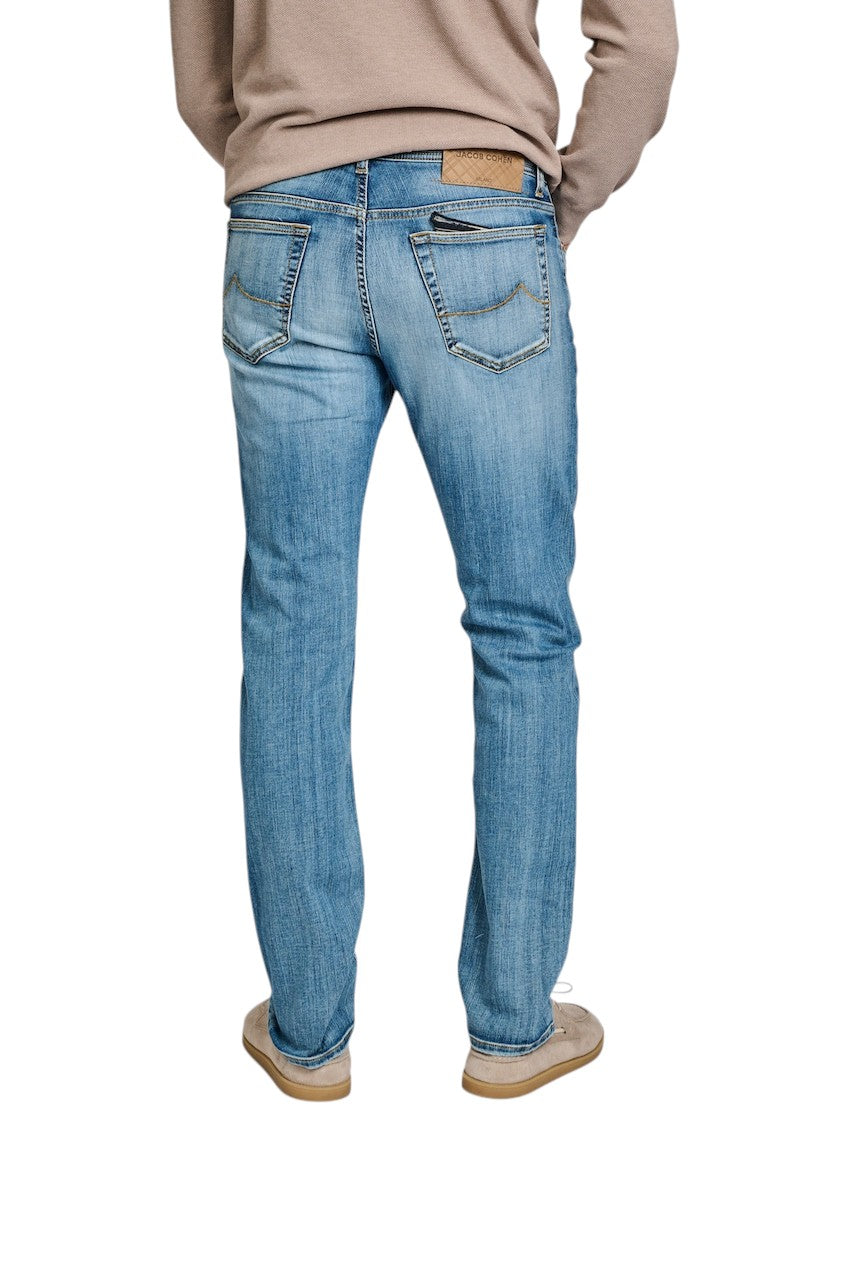 Jacob Cohen Men jeans heren licht blauw zipper Bard fast - vintage slim fit JUM_QE009055S3623V1 200D