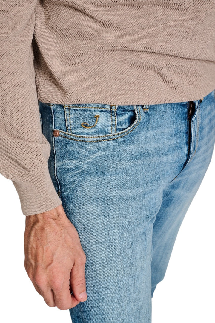 Jacob Cohen Men jeans heren licht blauw zipper Bard fast - vintage slim fit JUM_QE009055S3623V1 200D
