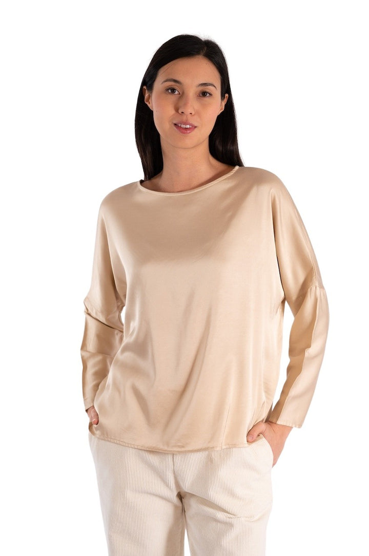 Jeff blouse dames licht beige