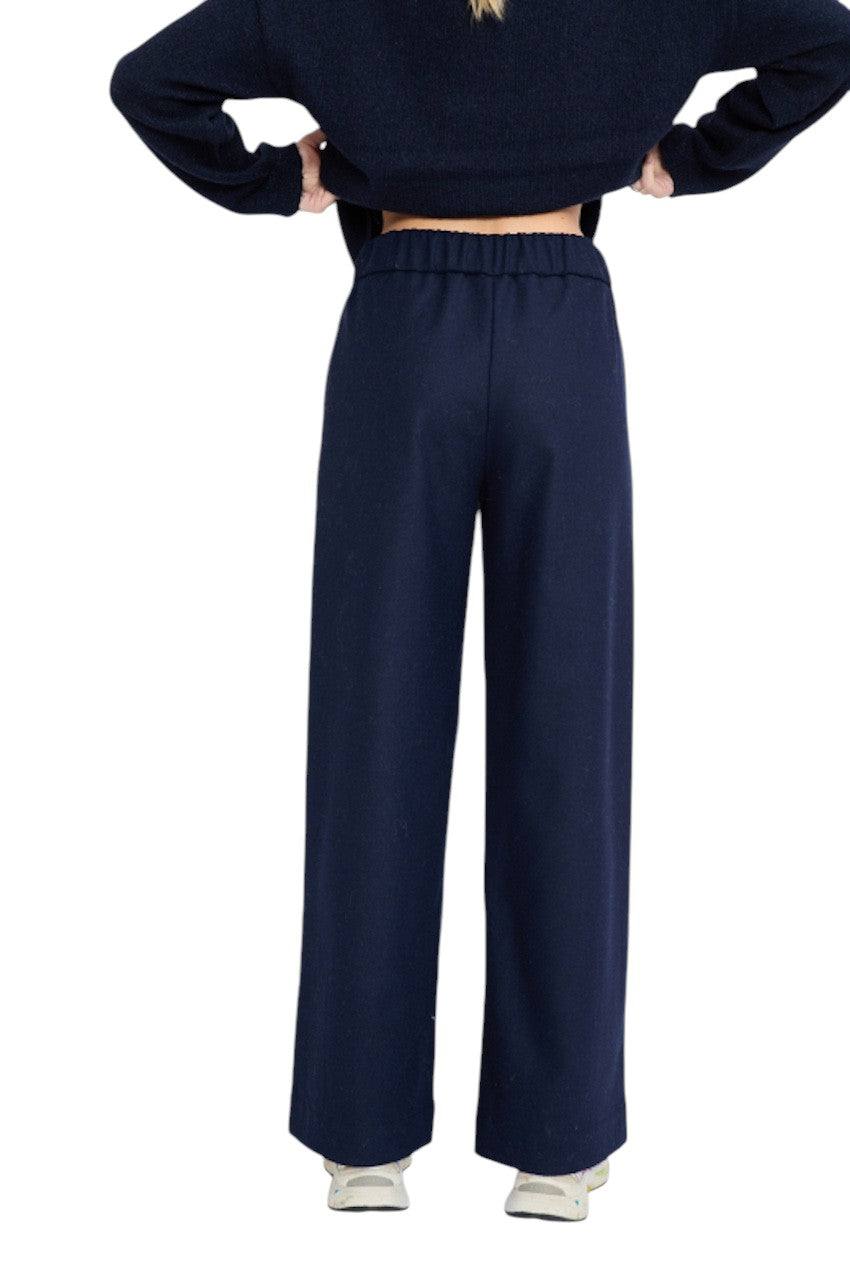Jeff broek dames marine RITZ FLANNEL