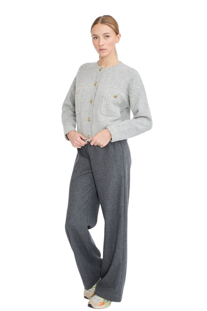 Jeff gilet dames licht grijs GABRIELLE 90