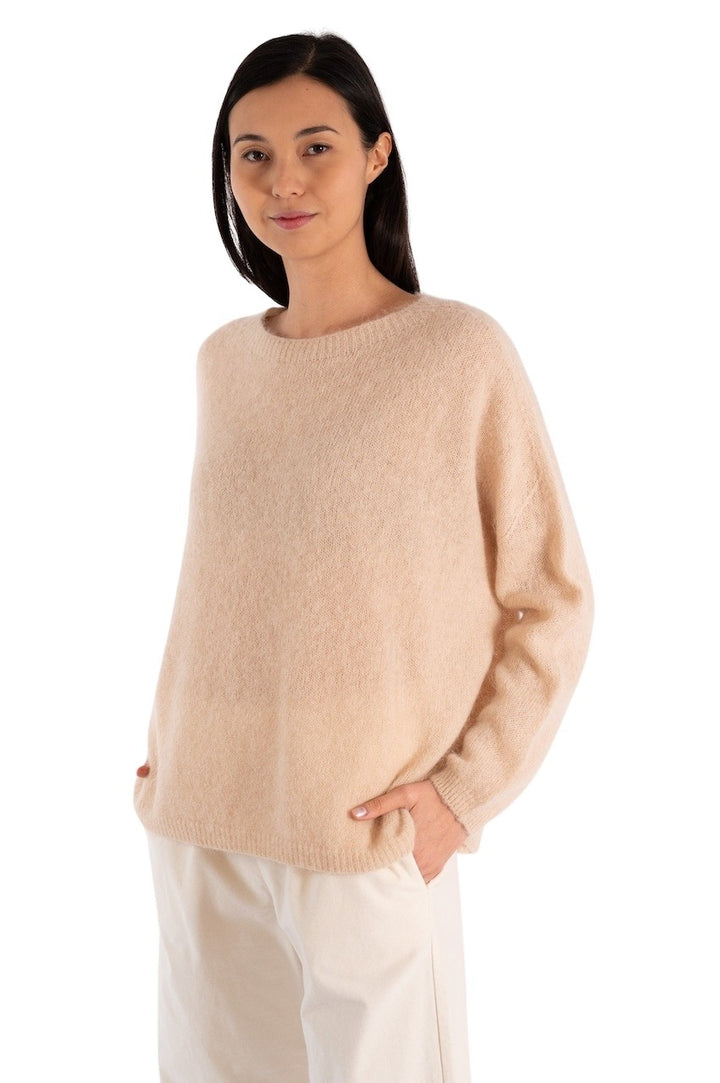 Jeff pull-over pour dames beige