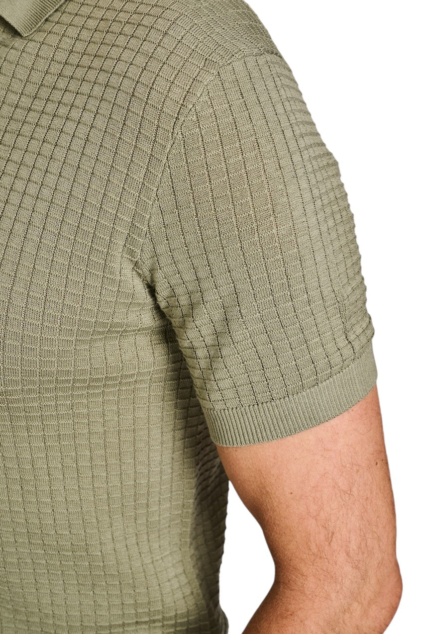 Joop polo shirt korte mouwen heren licht groen Vanceo 10100298 00320