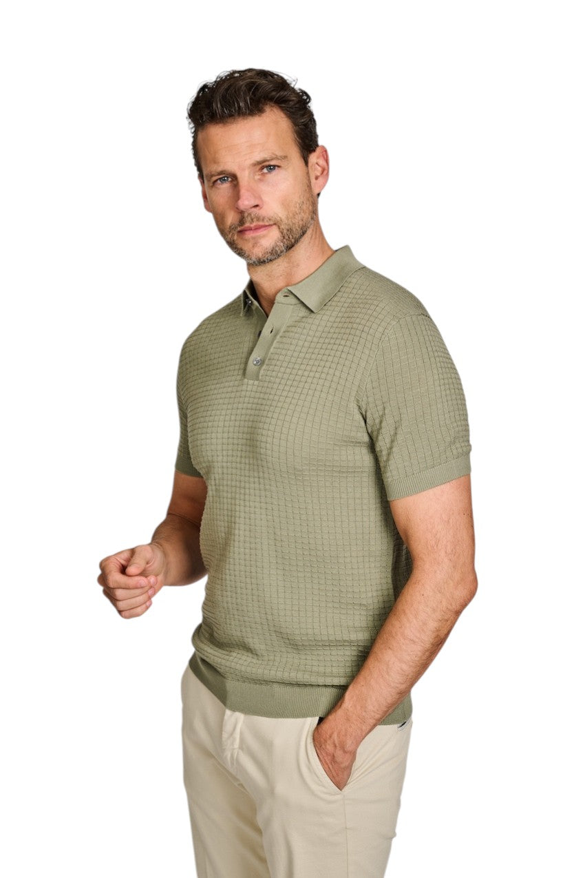 Joop polo shirt korte mouwen heren licht groen Vanceo 10100298 00320