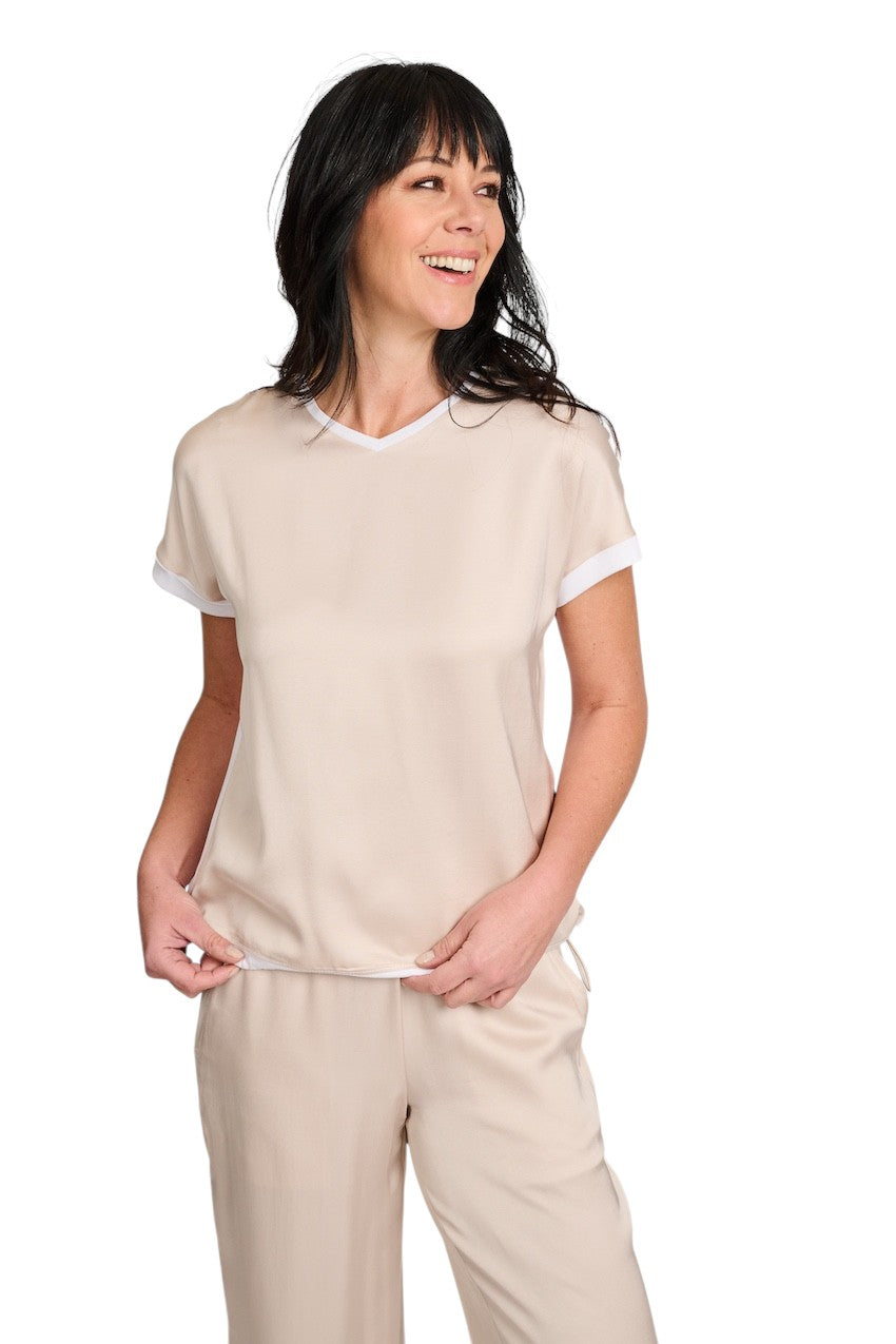 Margittes t-shirt femme sable