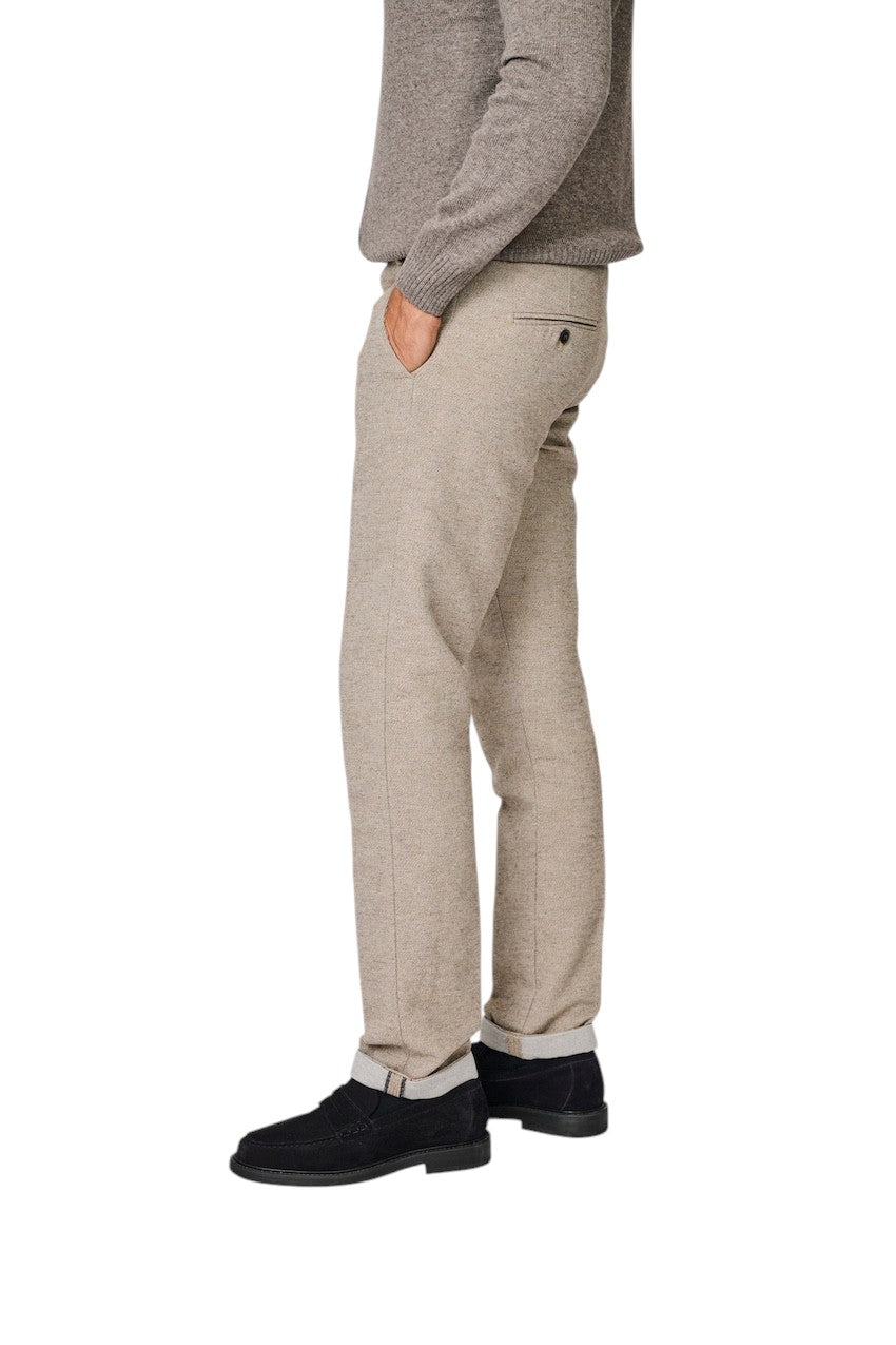 Mason'S Men sportieve broek heren beige Torino