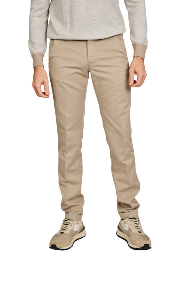 Mason'S Men sportieve broek heren beige Torino jersey 9PF2R2723JERB015267