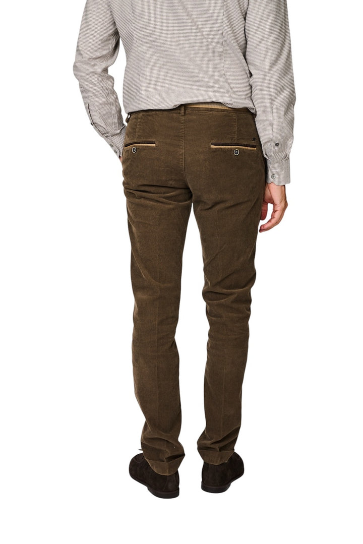 Mason'S Men sportieve broek heren bruin Torino Winter