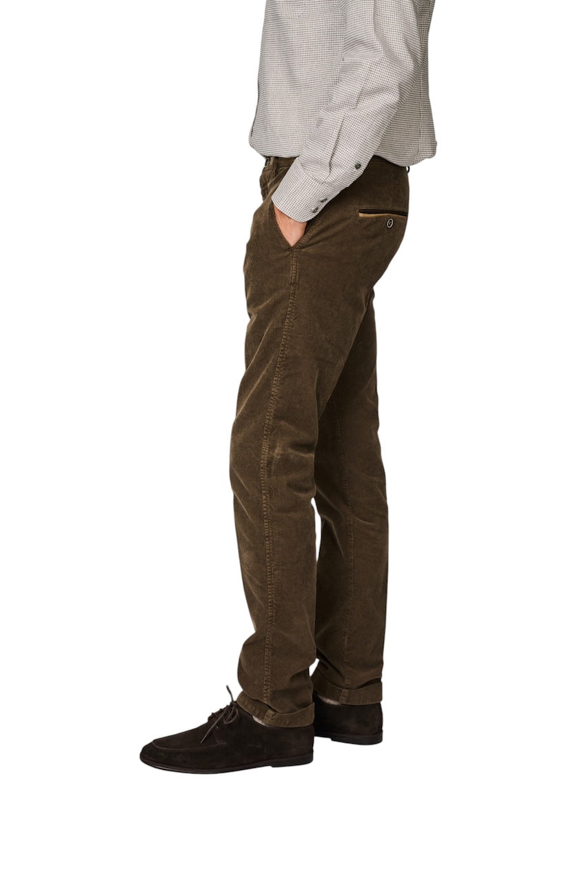 Mason'S Men sportieve broek heren bruin Torino Winter