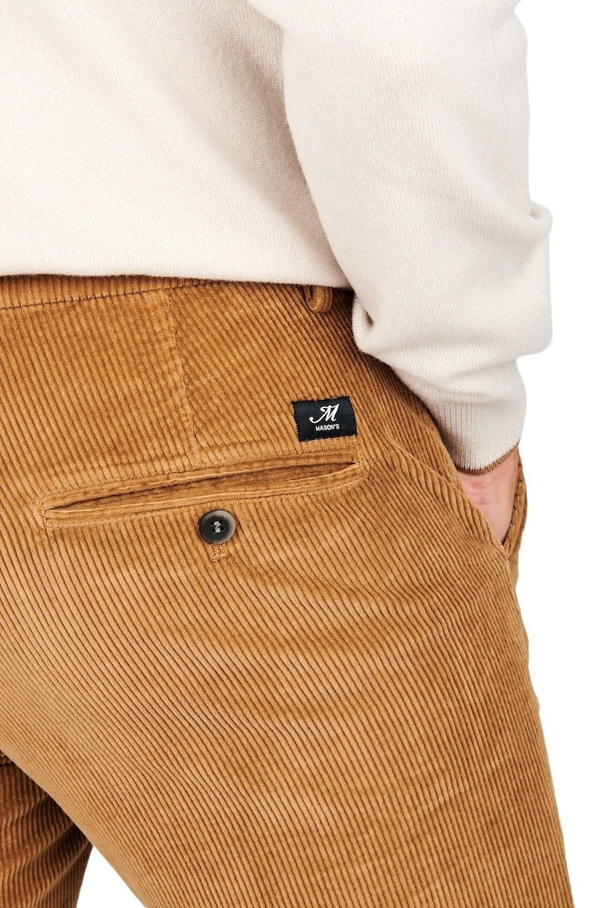 Mason'S Men sportieve broek heren camel