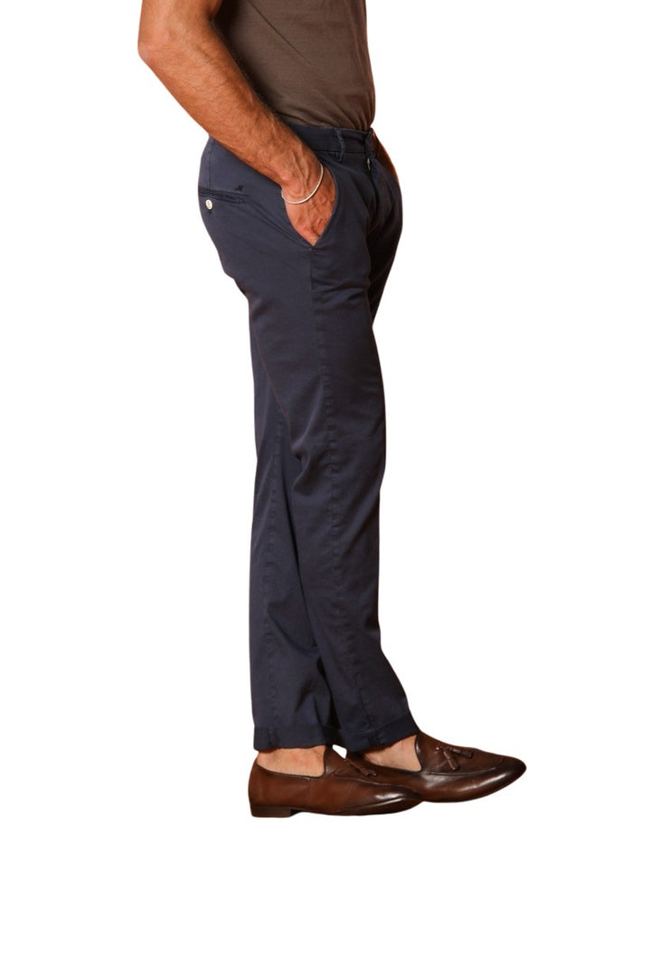 Mason'S Men sportieve broek heren donker blauw Torino 9PN2R4973MBE100006