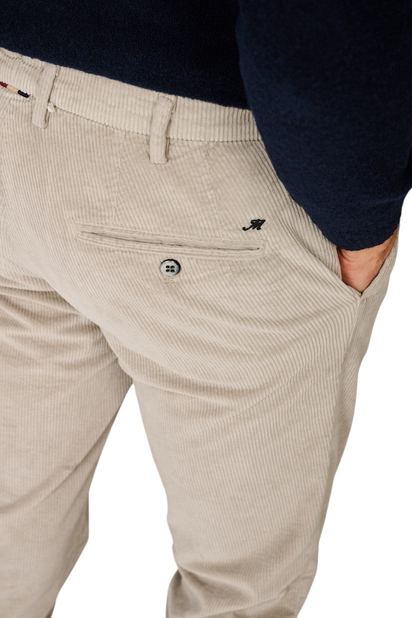 Mason'S Men sportieve broek heren greige New York 9PN28963VBE061255