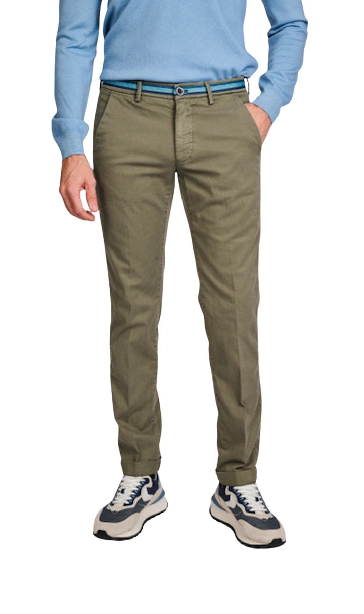 Mason'S Men sportieve broek heren khaki Torino summer 9PN2R2863N2MBE098462