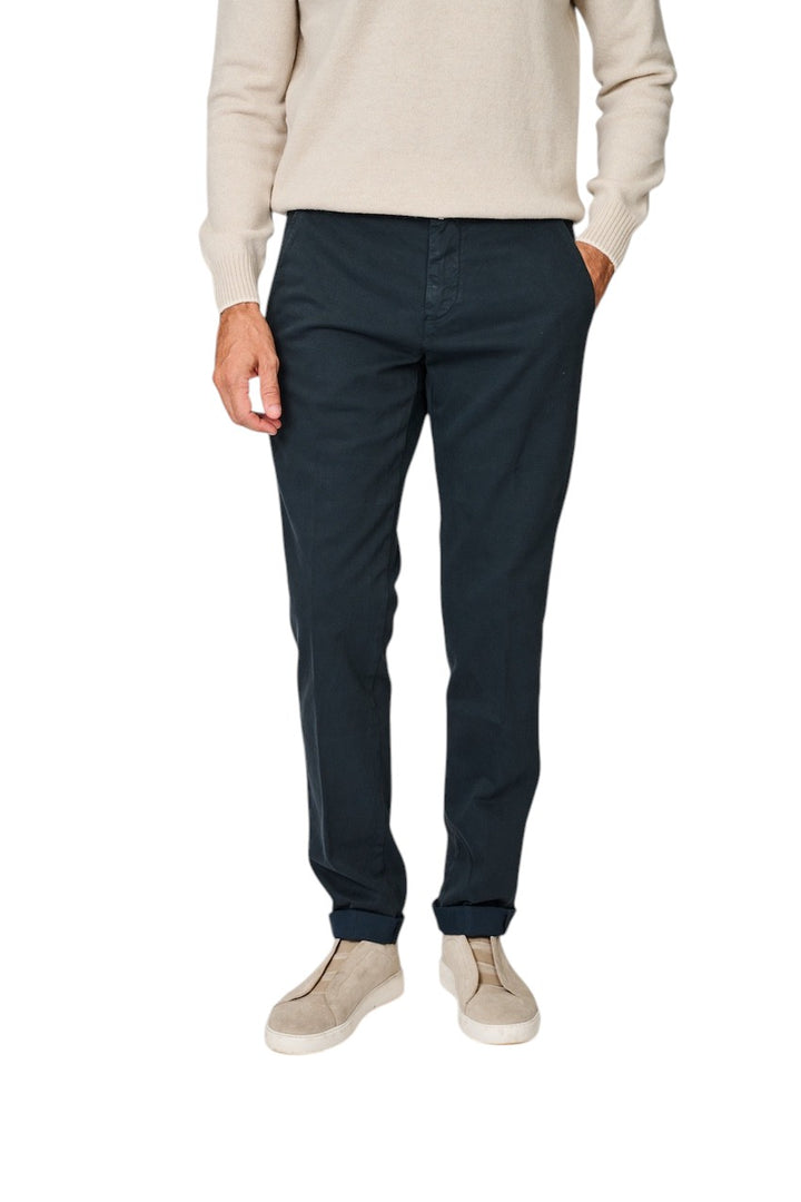 Mason'S Hommes pantalon de sport pour homme bleu marine Torino Elegance