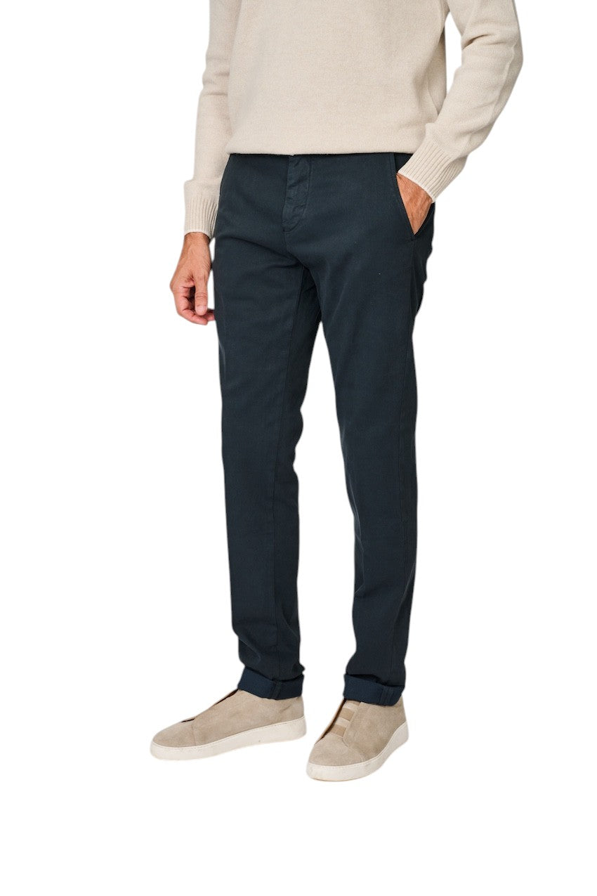 Mason'S Hommes pantalon de sport pour homme bleu marine Torino Elegance