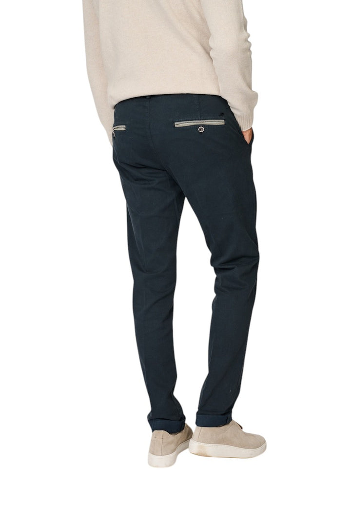 Mason'S Hommes pantalon de sport pour homme bleu marine Torino Elegance