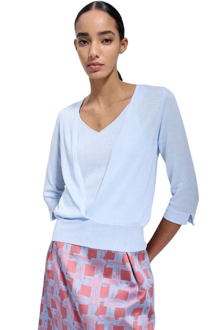 Natan Collection pull trui dames licht blauw LIANA-MERINOS-272