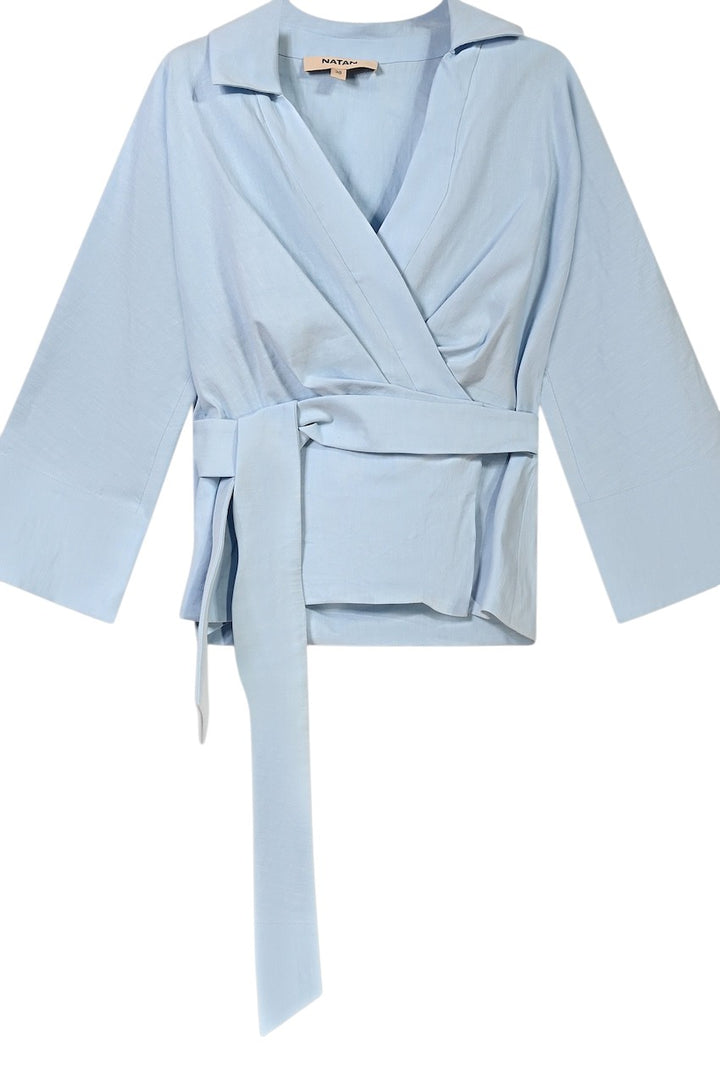 Natan Collection blouse dames licht blauw CORSE-N1CA02-222
