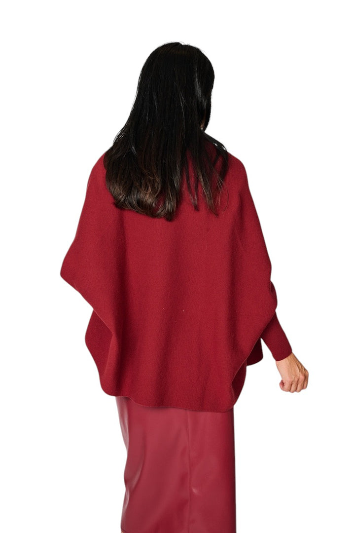 Natan Collection gilet dames rood OLSEN-WOOL 271