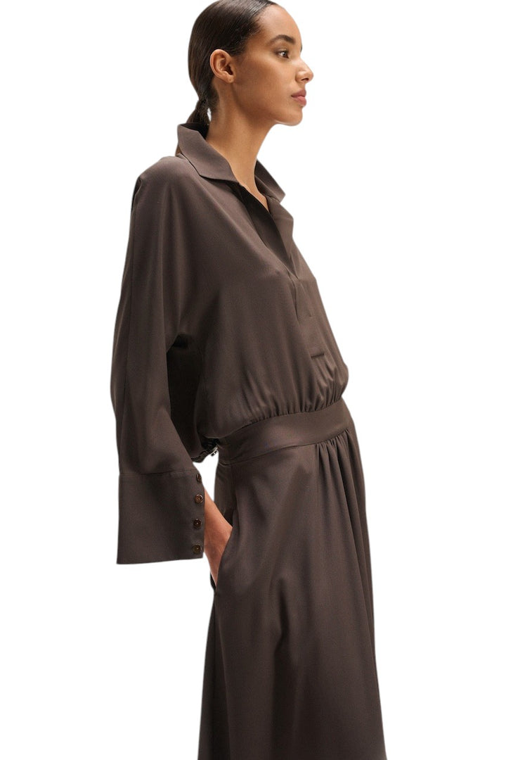 Natan Collection kleedje dames chocolat DELICA-J5CES01 167