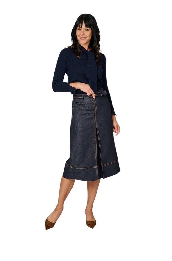 Natan Collection Damen-Jeansrock DELI-JKMIL01 202