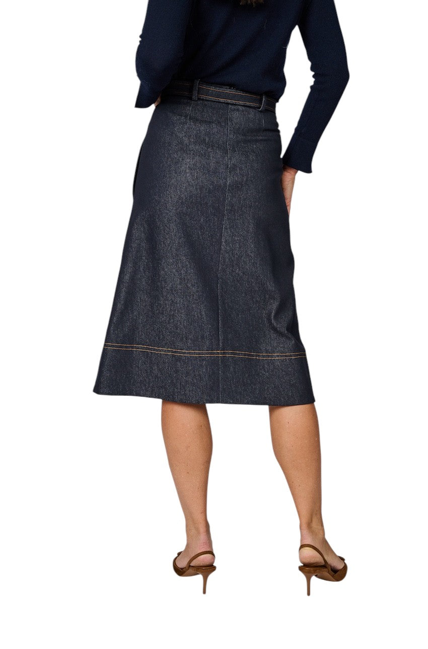Natan Collection Damen-Jeansrock DELI-JKMIL01 202