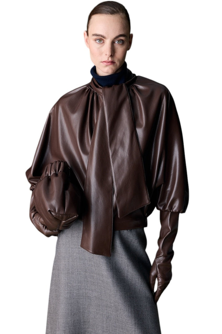 Natan Collection vest dames bruin FLOU3-JZLTX02