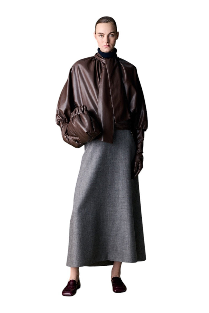 Natan Collection vest dames bruin FLOU3-JZLTX02