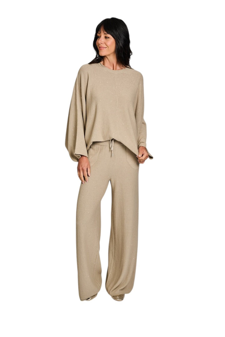 Panicale Cashmere broek dames donker beige D380508PA 38D16 0270