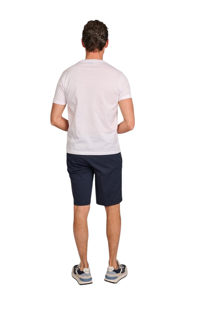 Paul & Shark t-shirt korte mouwen heren wit C0P1092 010