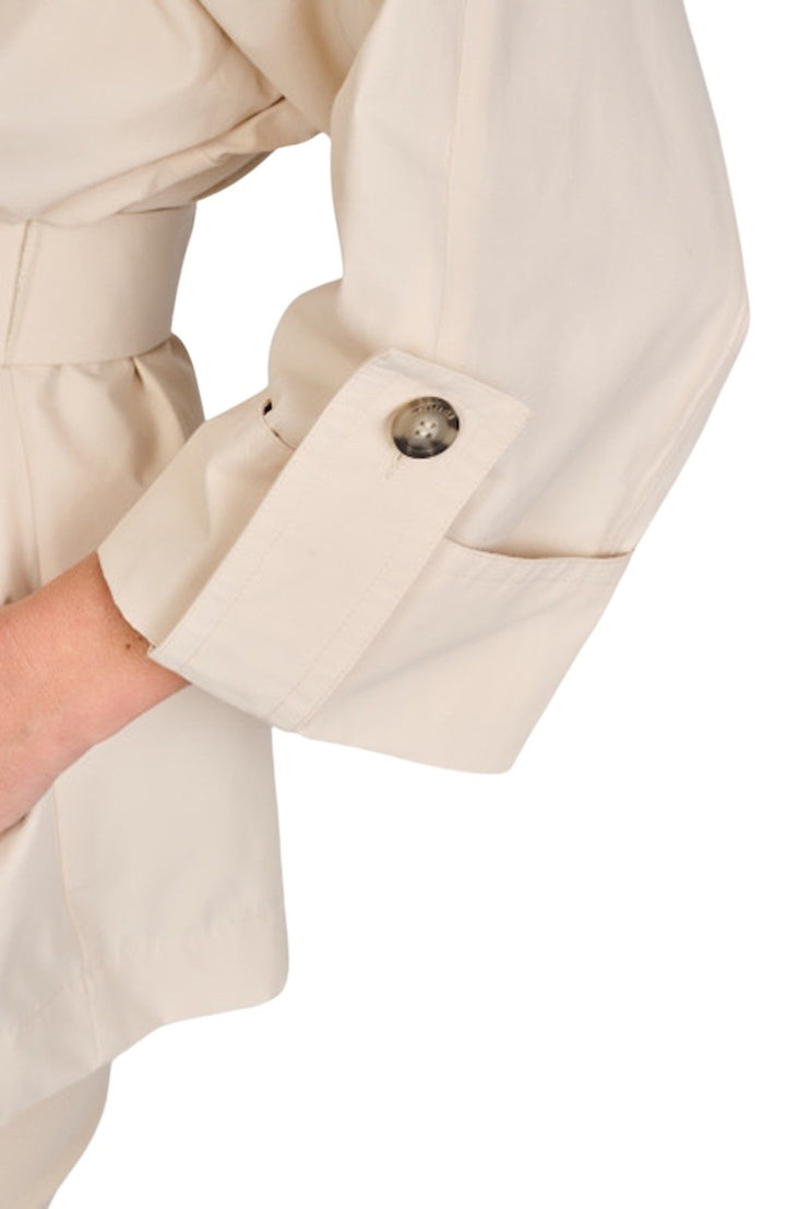 Peserico Mantel Jacke Damen ecru