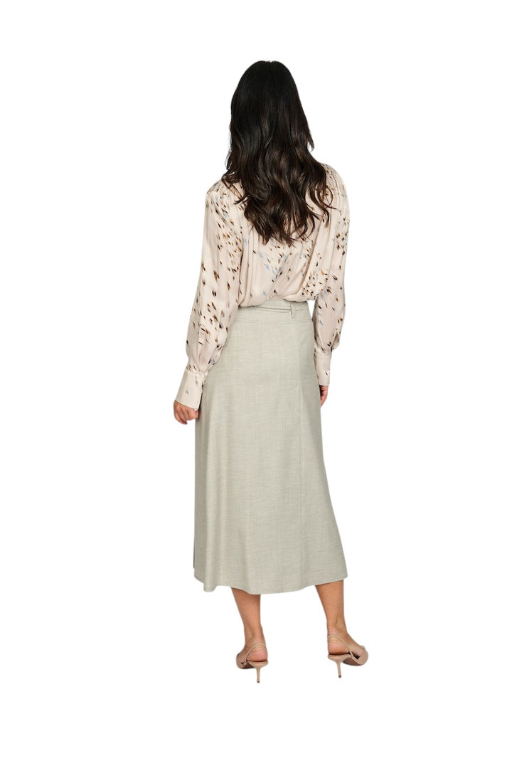 Peserico rok dames licht grijs A05785 06164 976