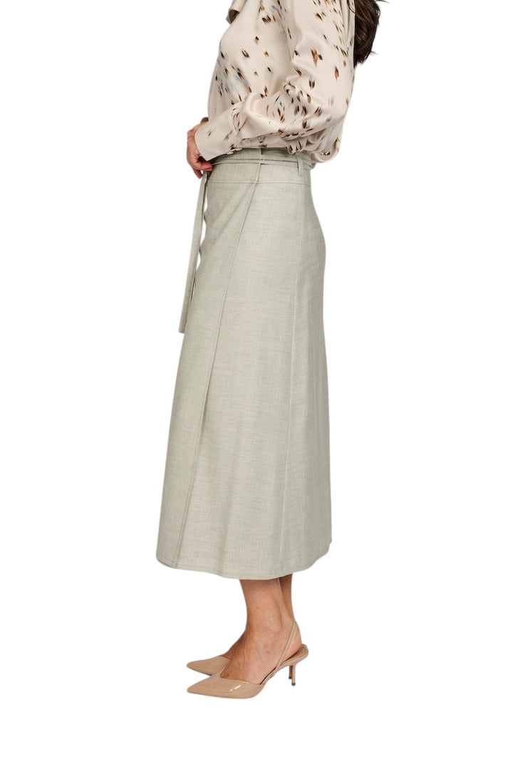 Peserico rok dames licht grijs A05785 06164 976