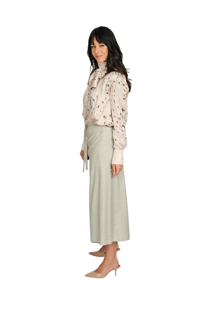 Peserico rok dames licht grijs A05785 06164 976