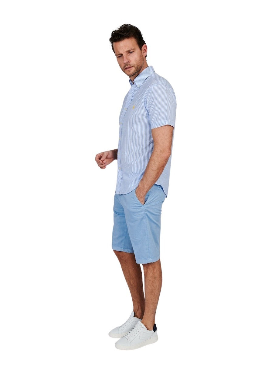 Polo Ralph Lauren Men hemd korte mouwen heren blauw