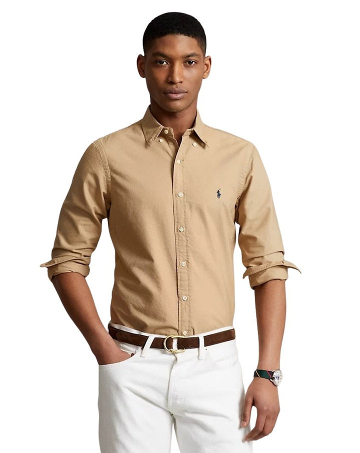 Polo Ralph Lauren Men hemd lange mouwen heren beige