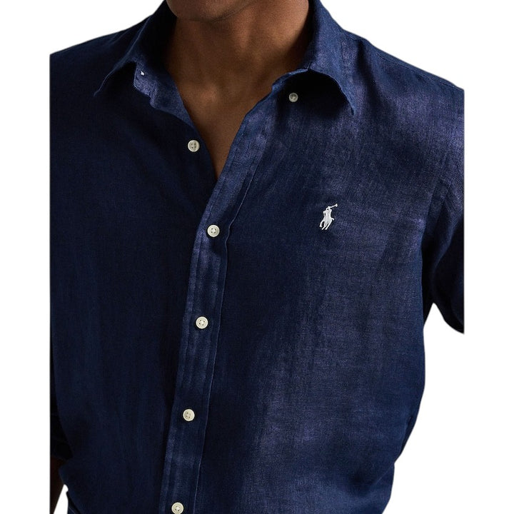 Polo Ralph Lauren Men hemd lange mouwen heren marine slim fit 710968915506