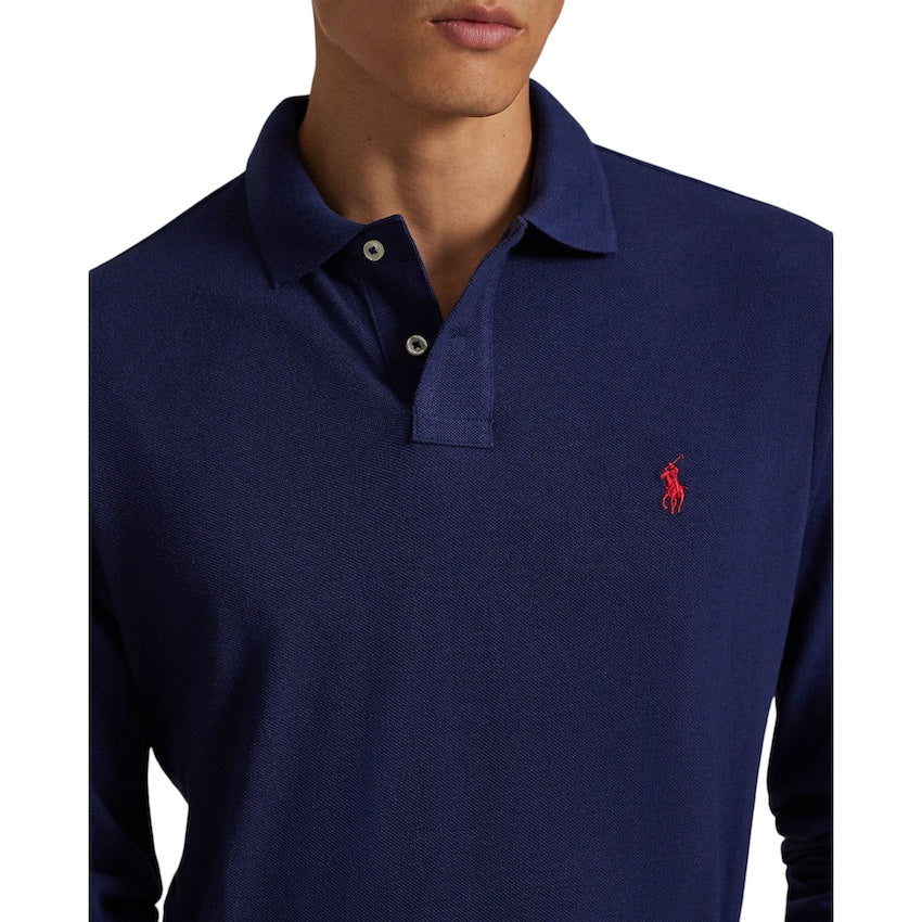 Polo Ralph Lauren Men polo shirt lange mouwen heren marine 710680790046