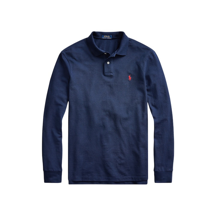 Polo Ralph Lauren Men polo shirt lange mouwen heren marine 710680790046